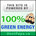 Powered by HostPapa 100% Green Energy